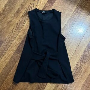 Express black XS top with bow tie